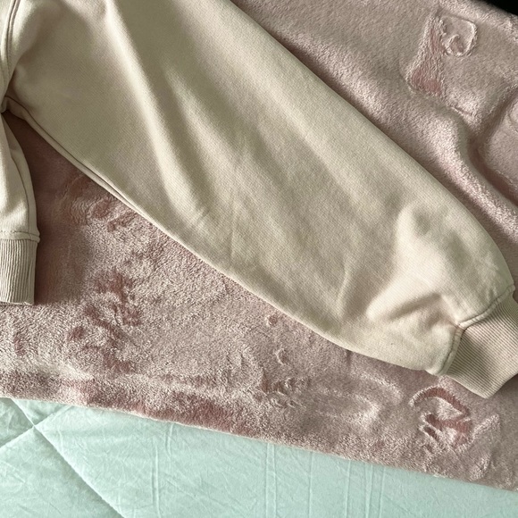 pink cropped sweater without fleece size-XS - Picture 5 of 5